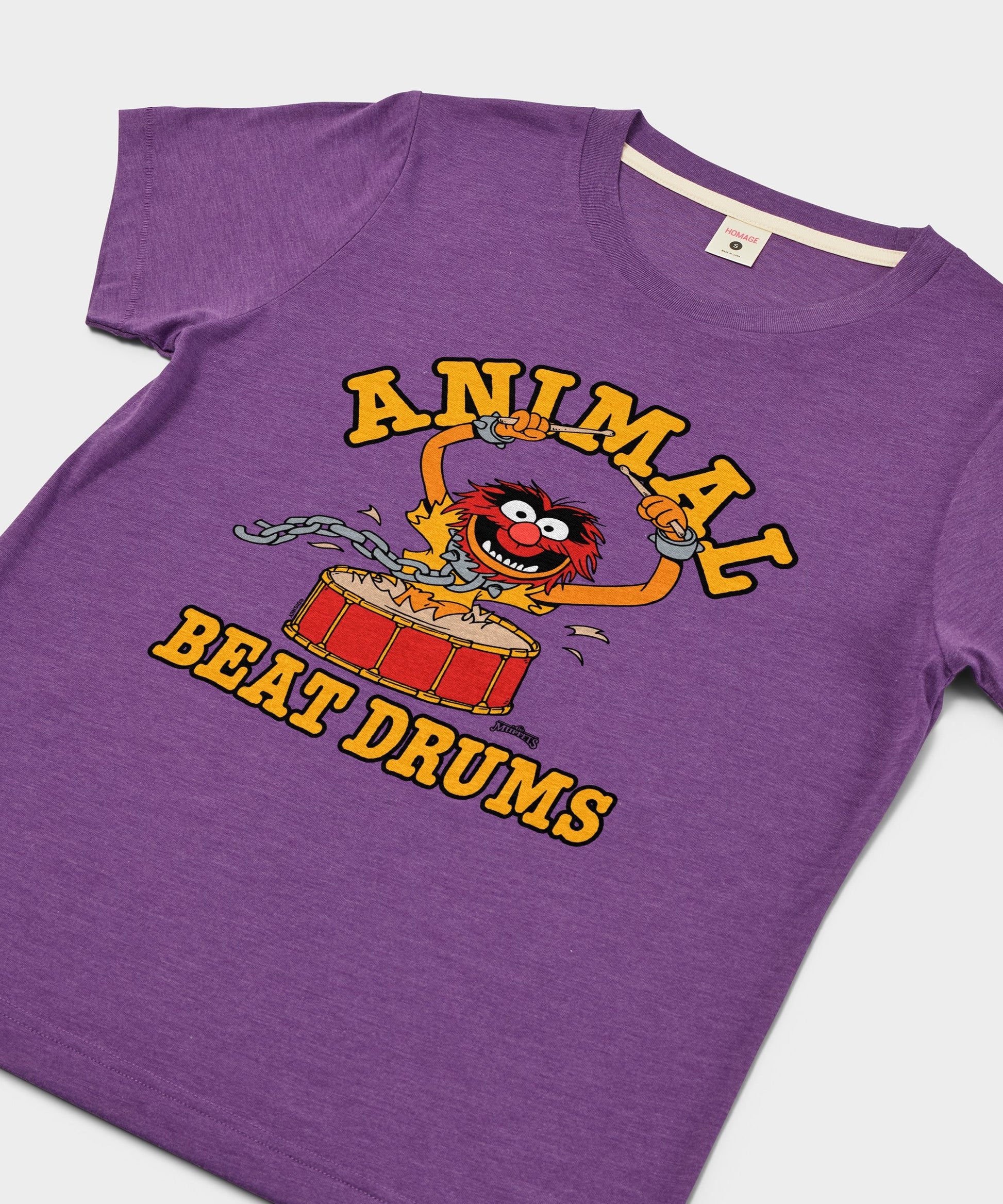 Women's Muppets Animal Beat Drums T-Shirt