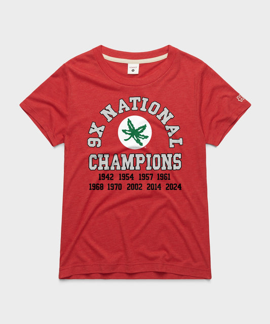 Women's Ohio State 9X National Champions