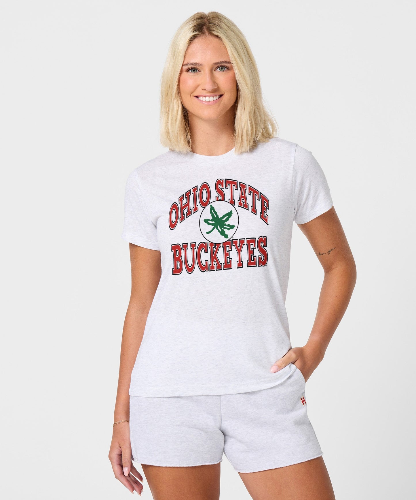 Women's Ohio State Buckeye Leaf Arch