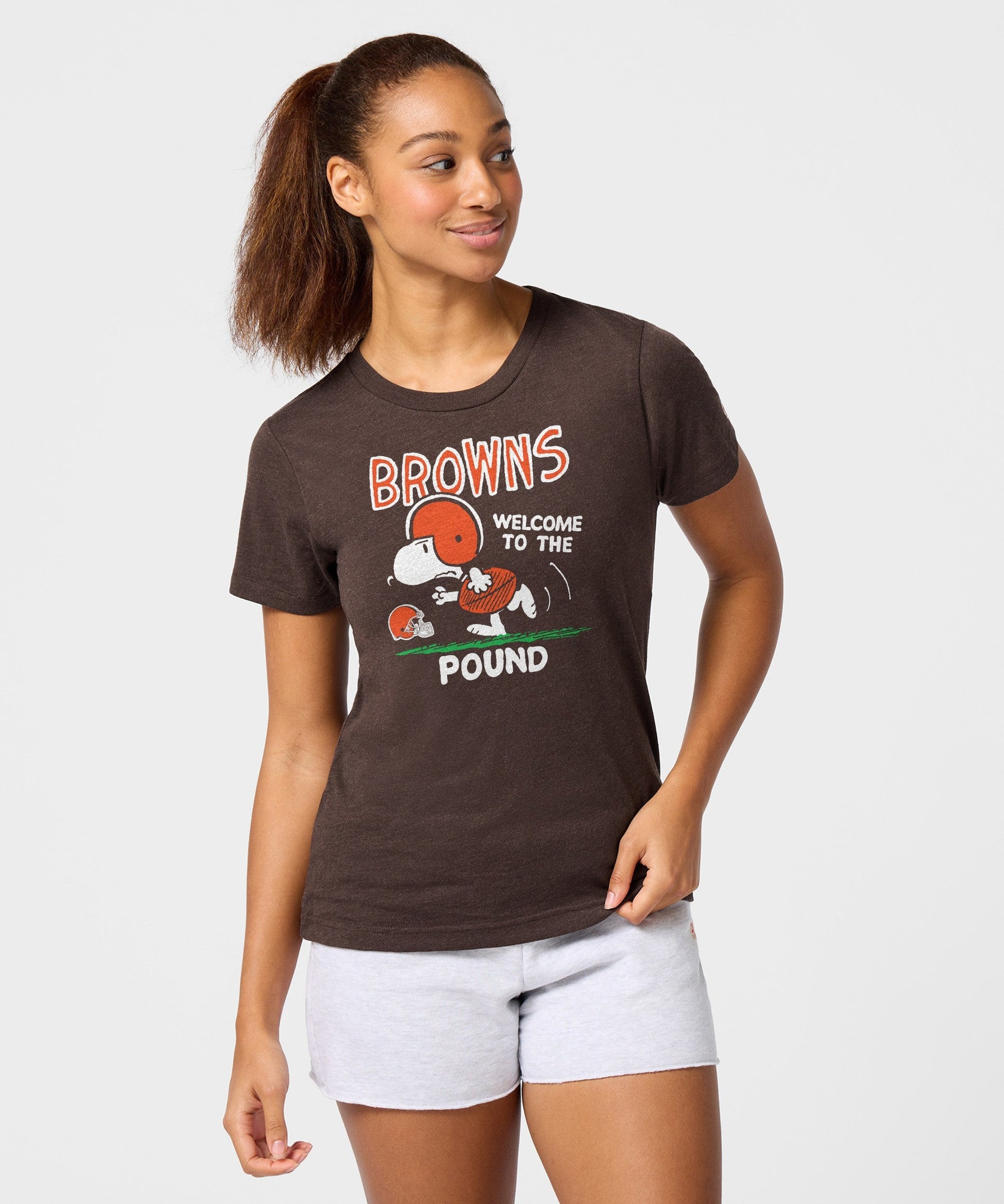 Women's Peanuts x Cleveland Browns Welcome To The Pound