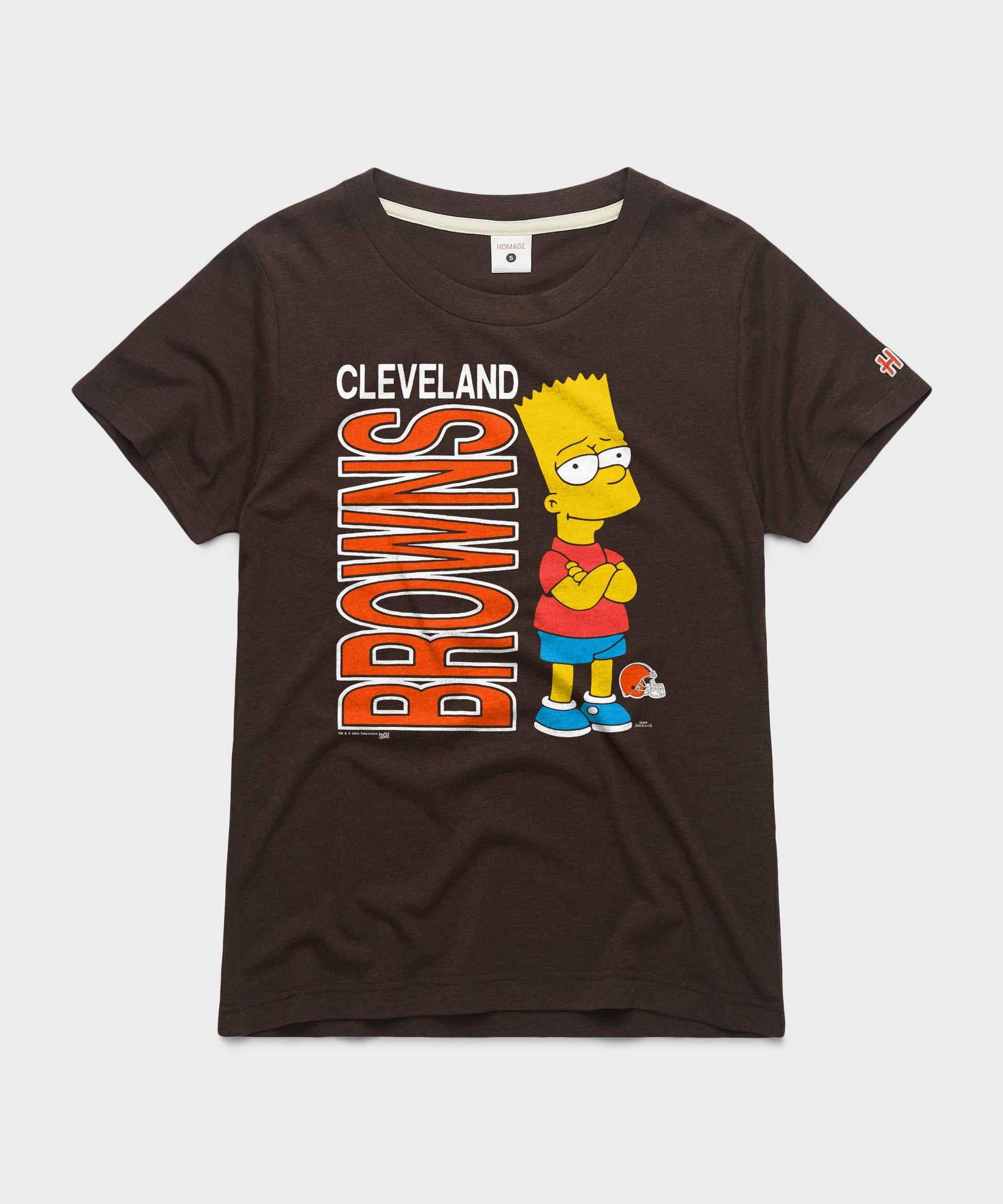 Women's The Simpsons Bart x Cleveland Browns