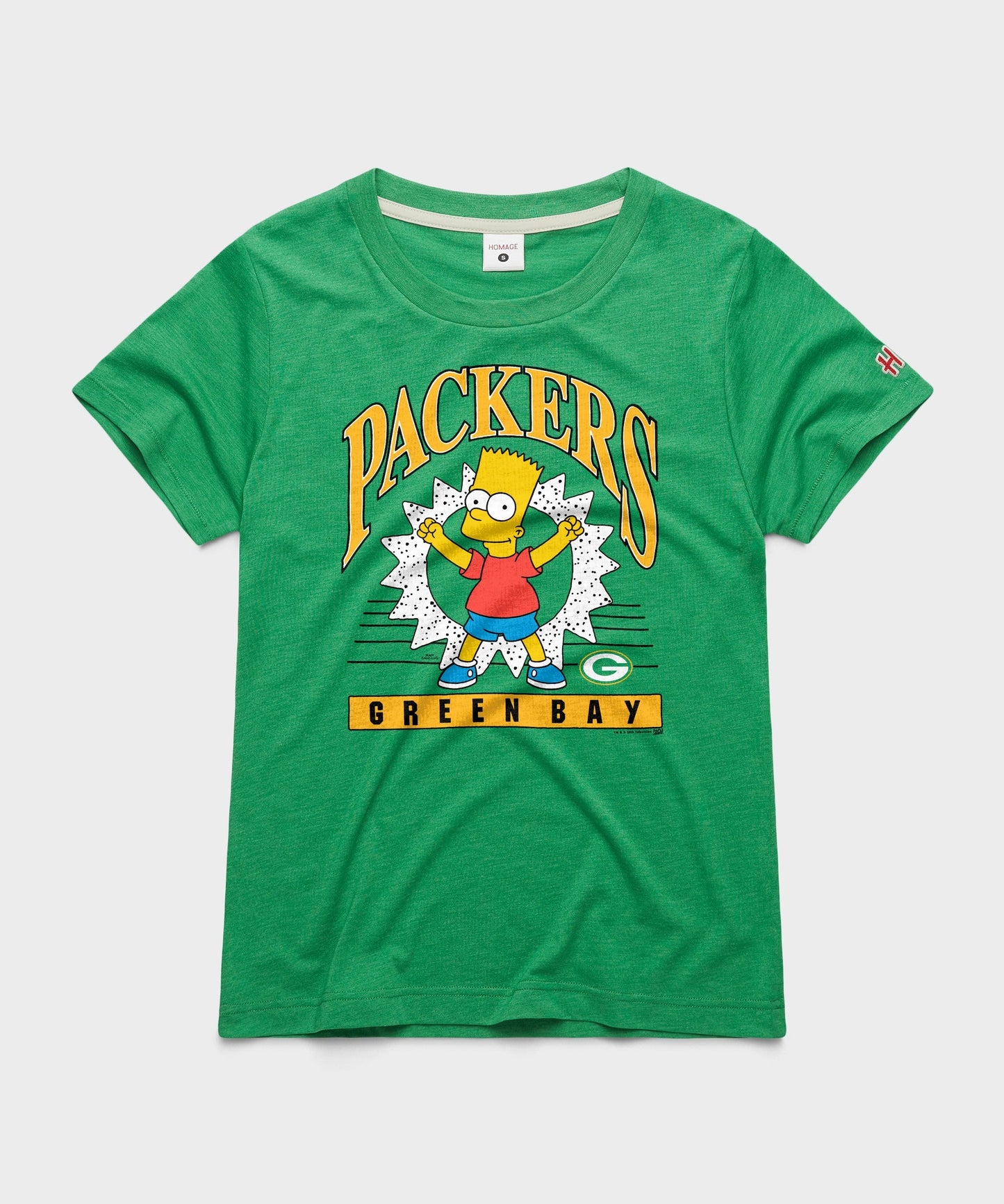 Women's The Simpsons Bart x Green Bay Packers