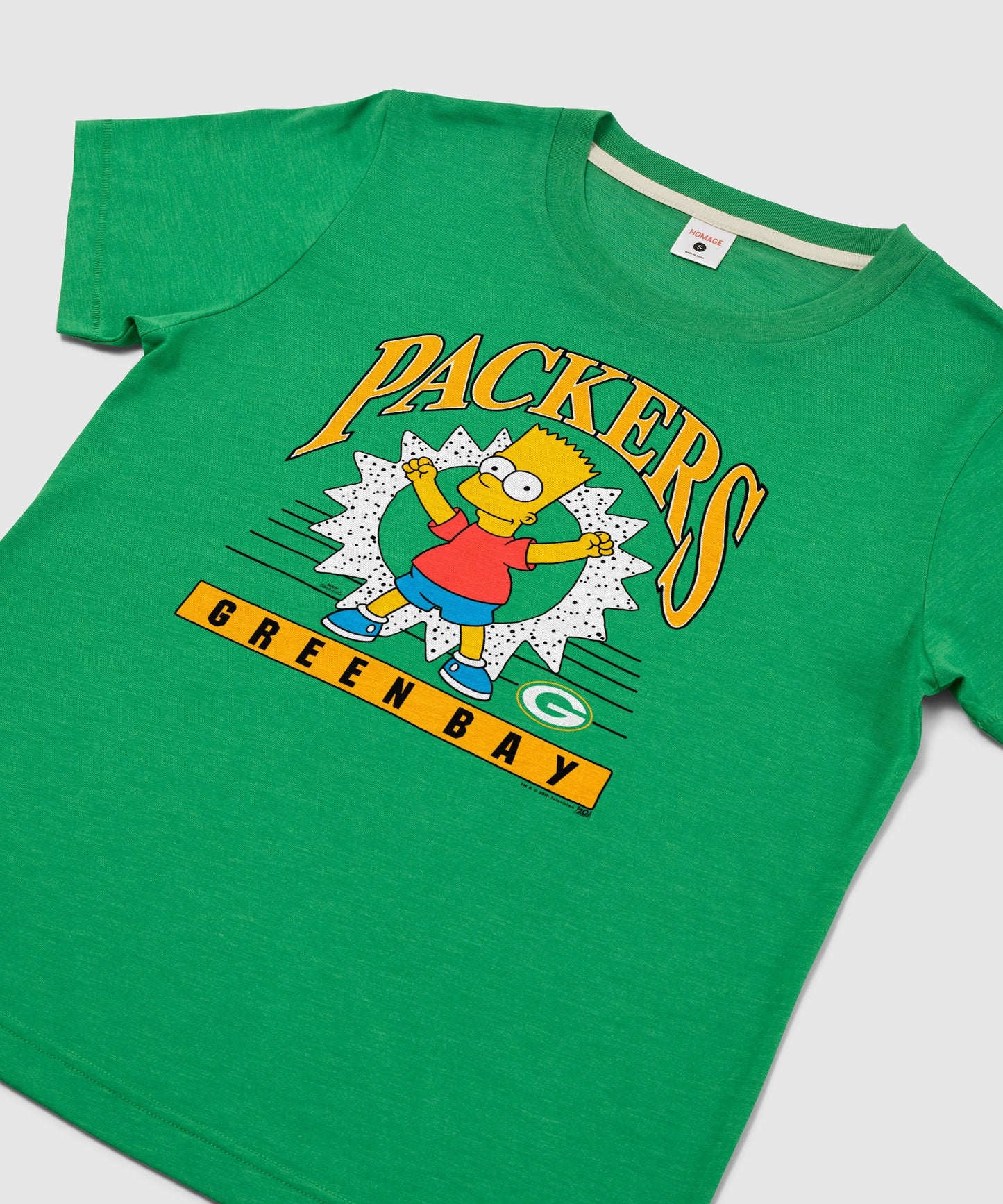 Women's The Simpsons Bart x Green Bay Packers