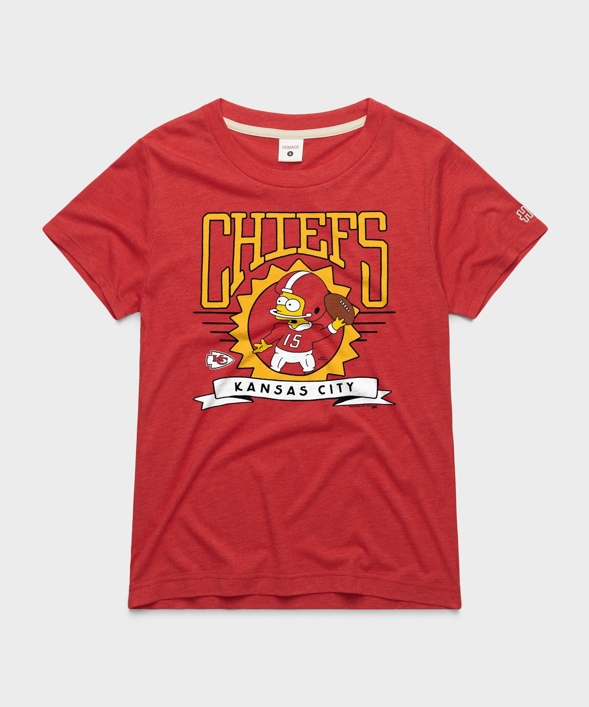 Women's The Simpsons Bart x Kansas City Chiefs