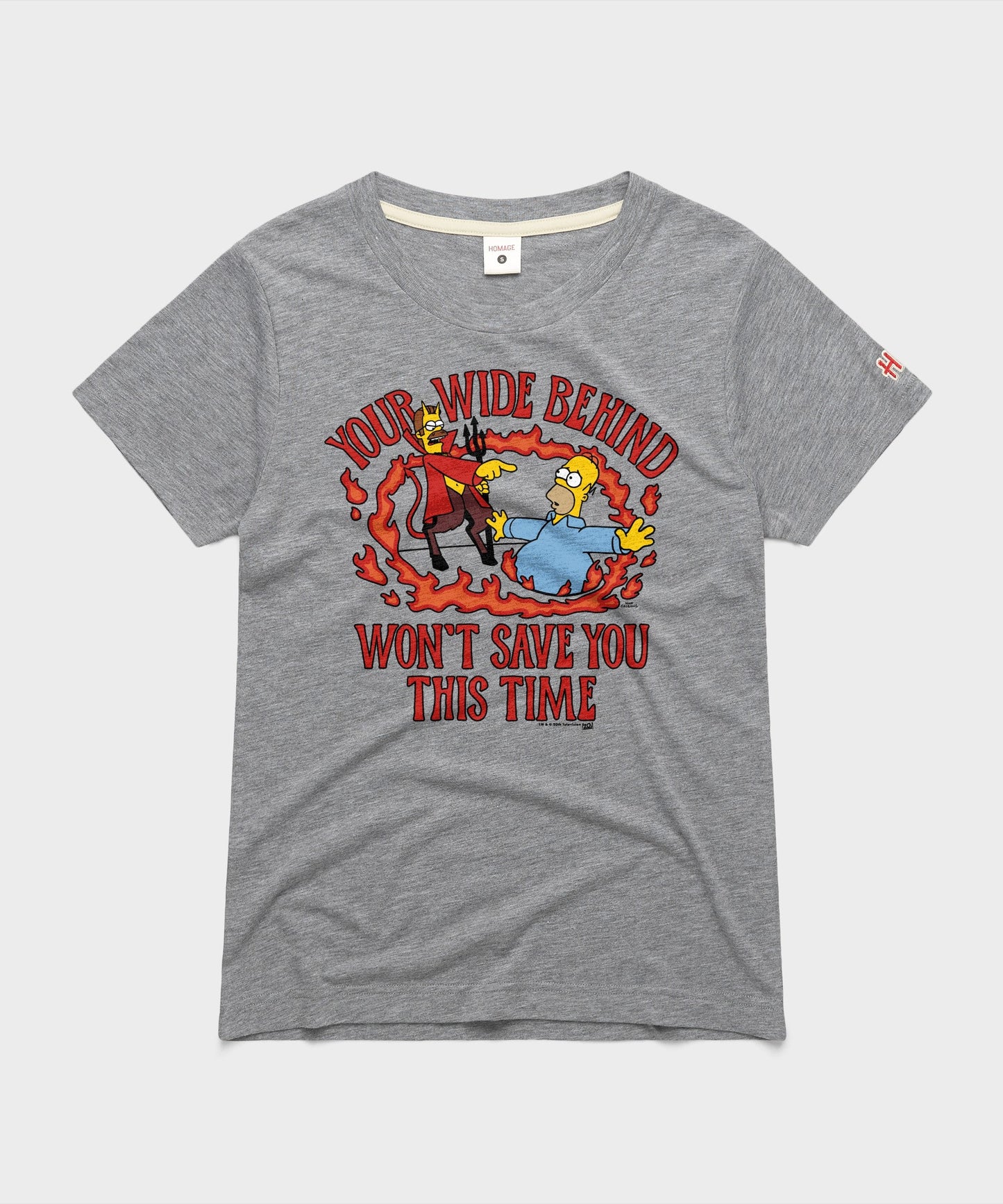 Women's The Simpsons Your Wide Behind Won't Save You This Time