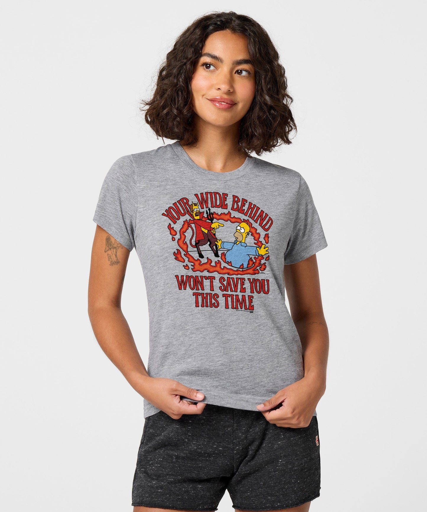 Women's The Simpsons Your Wide Behind Won't Save You This Time
