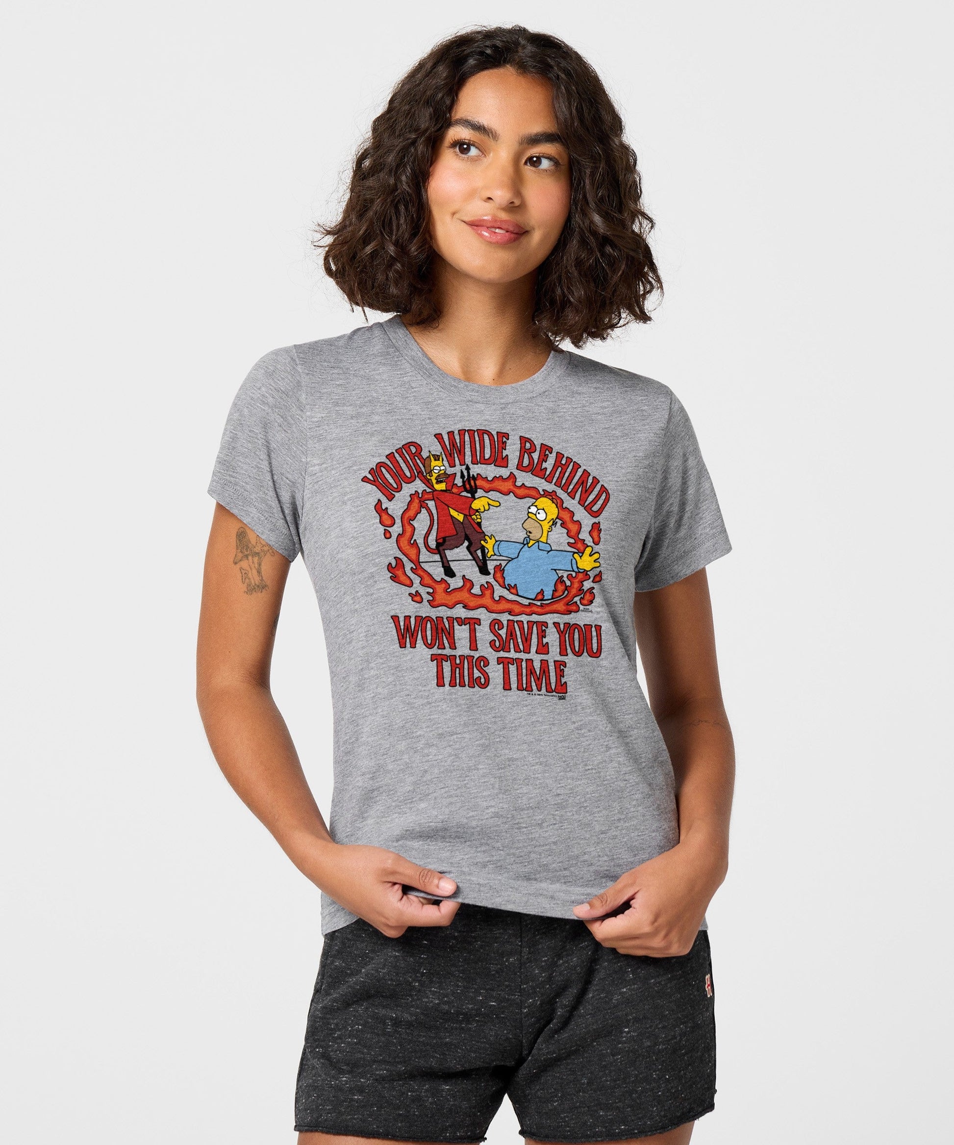 Women's The Simpsons Your Wide Behind Won't Save You This Time