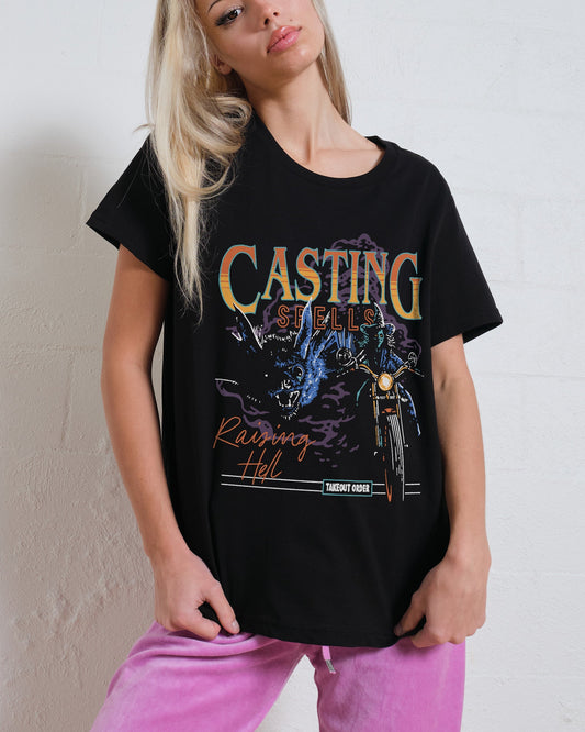 Casting Spells Raising Hell Women's Tee