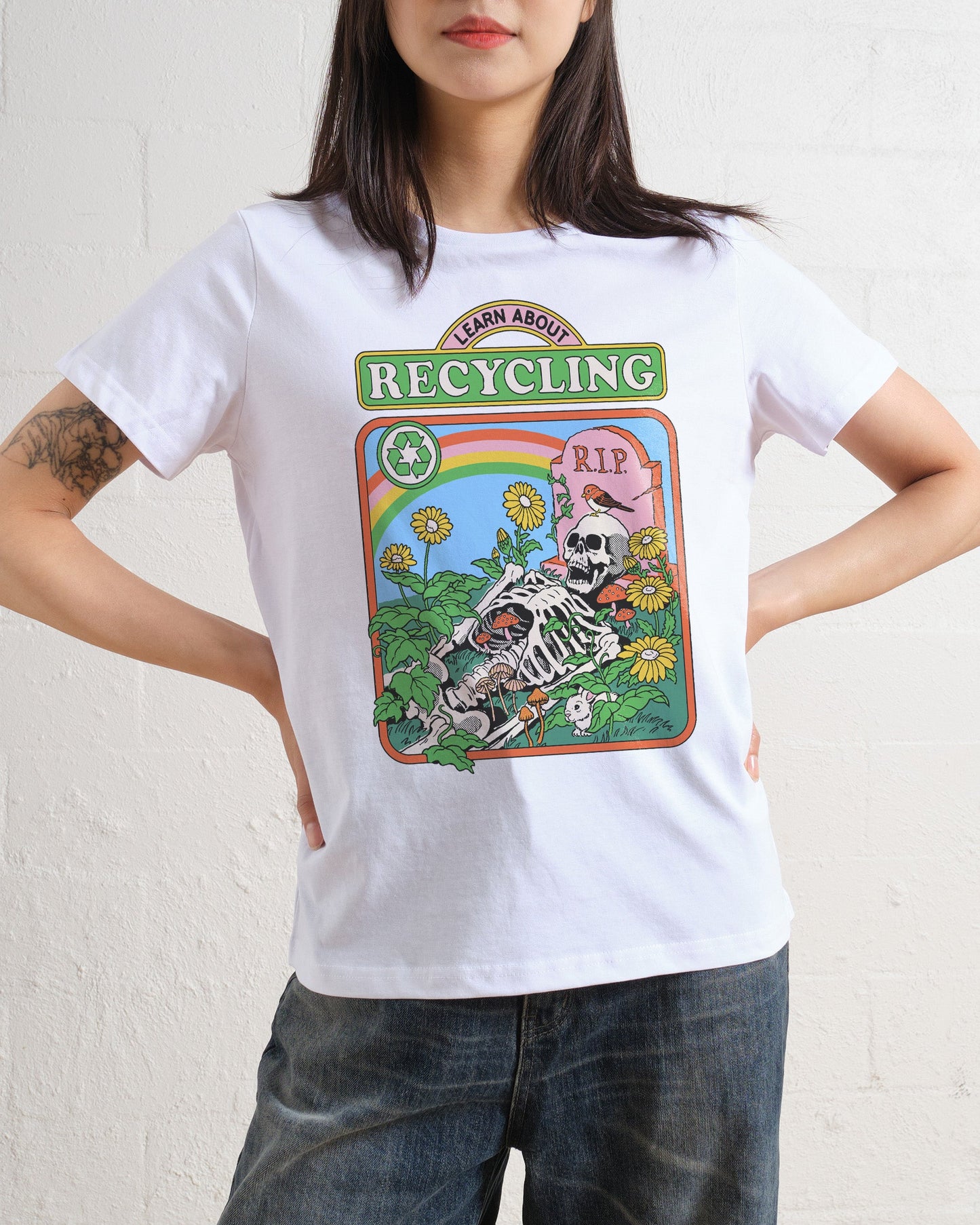 Learn About Recycling  Women's Tee