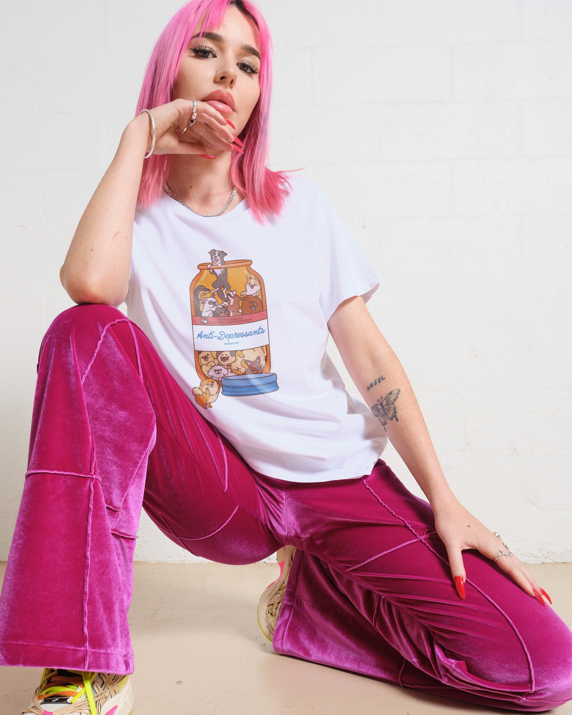 Anti-Depressants Dog Edition Women's Tee