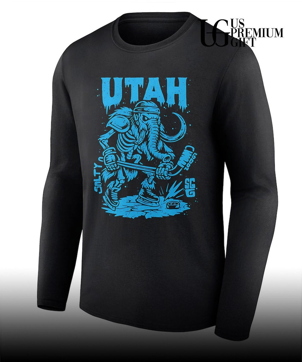 Woolly Mammoth Utah Hockey Player Salty SG 2006 T-shirt