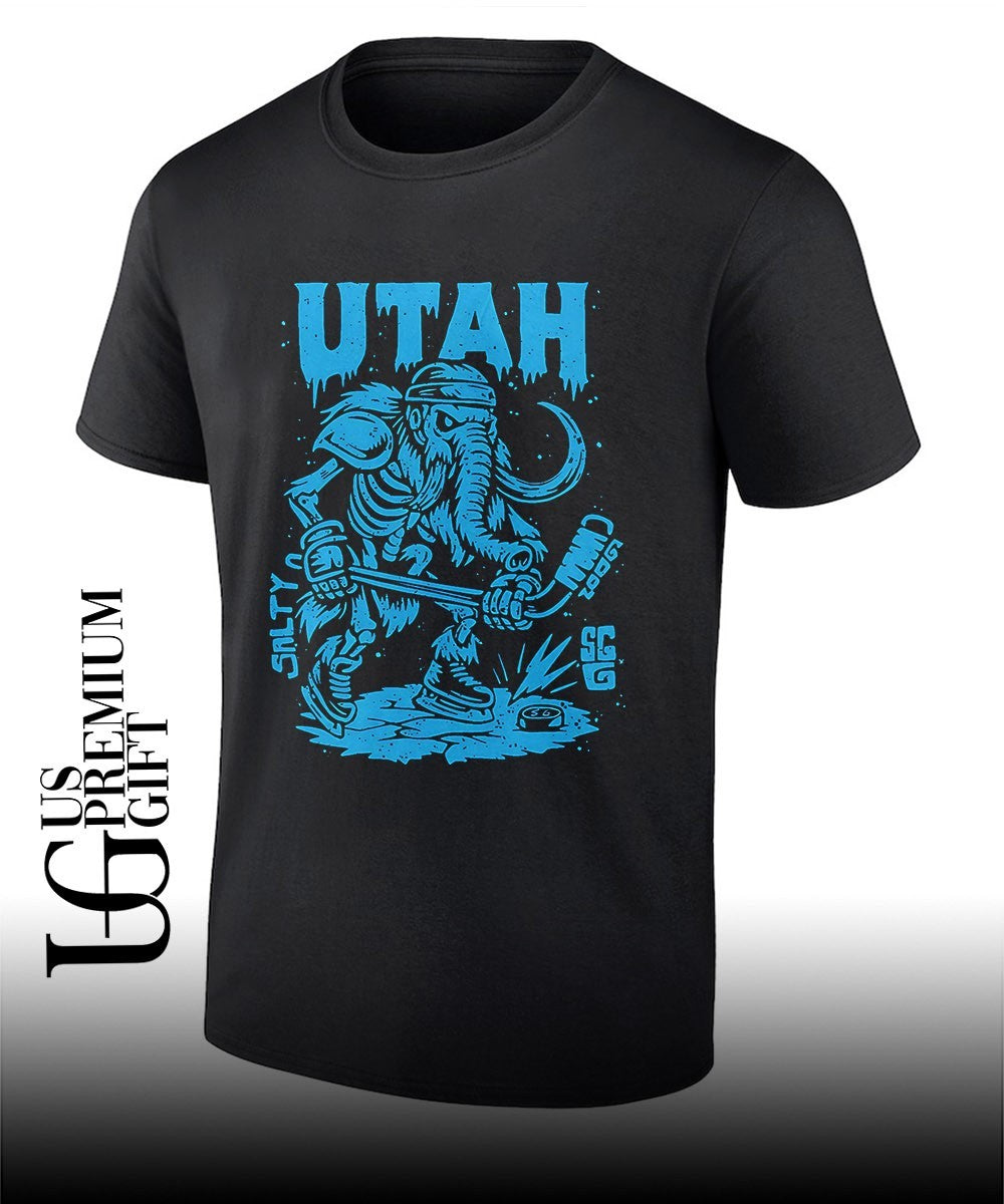 Woolly Mammoth Utah Hockey Player Salty SG 2006 T-shirt