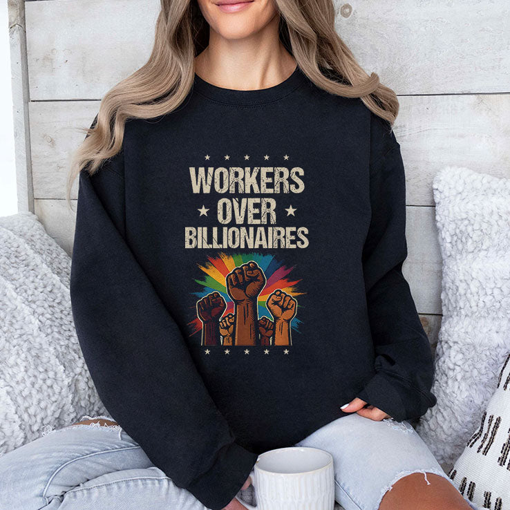 Workers Over Billionaires Protest Labor Day T Shirt