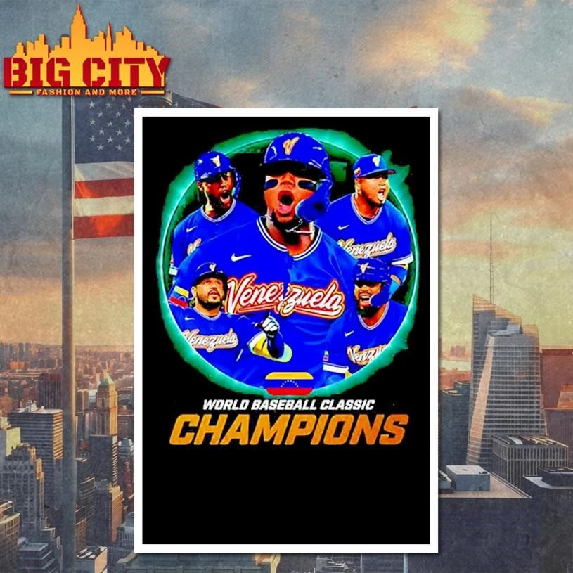 World Baseball Classic Champions 2026 Venezuela baseball T Shirt