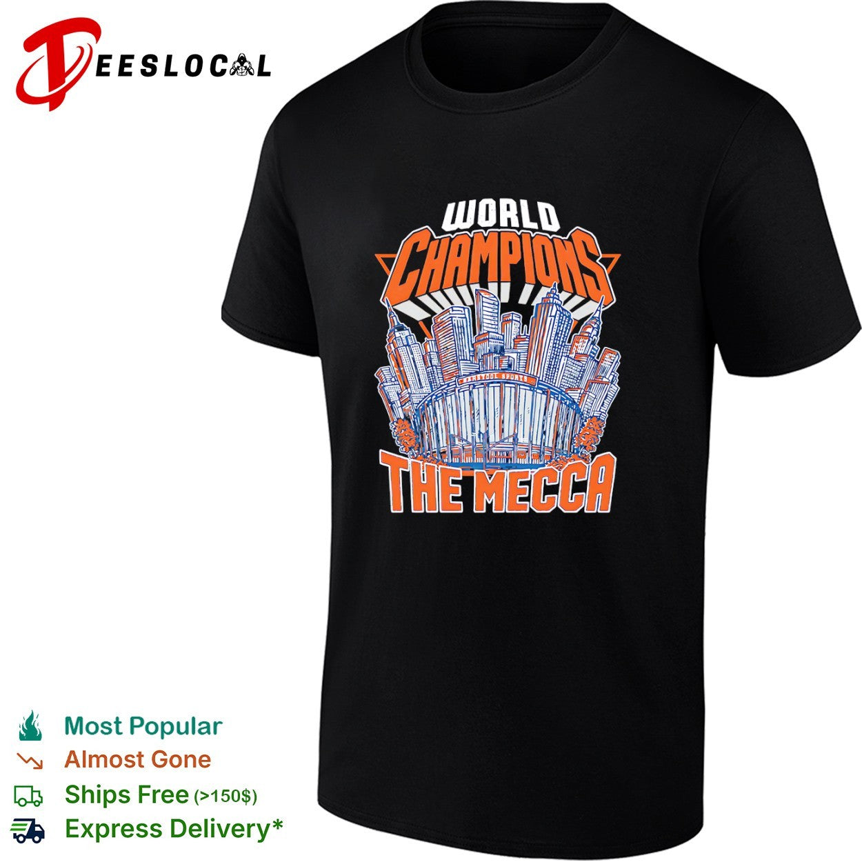 World Champions The Mecca New York Knicks Barstool Sports Madison Square Garden shirt