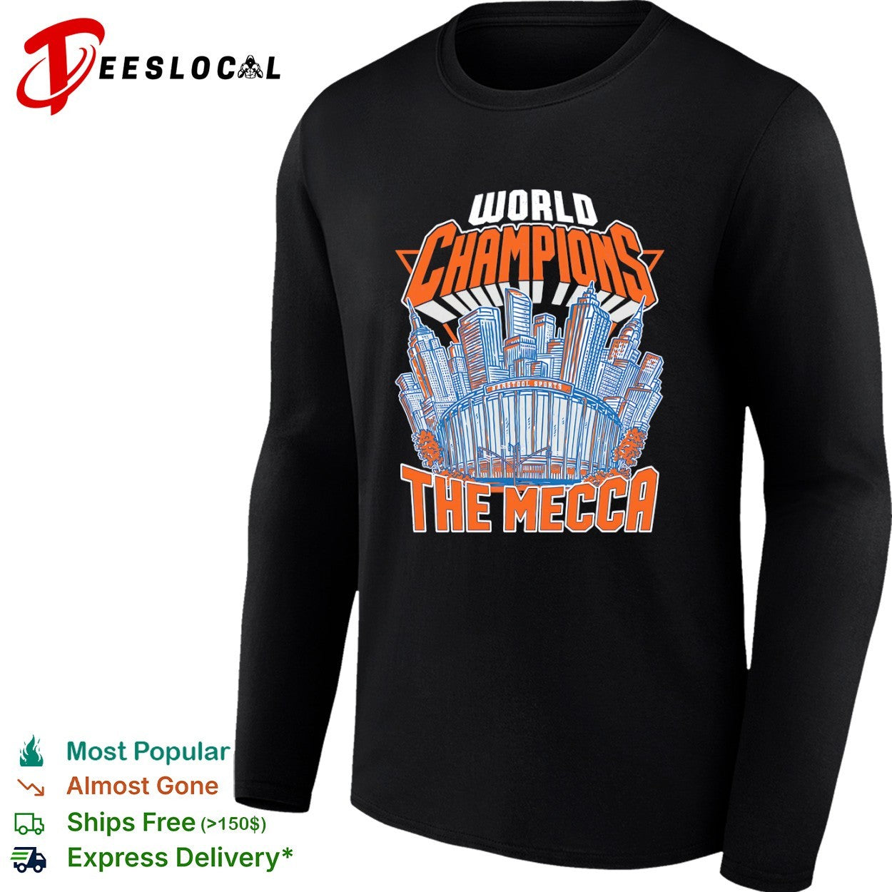 World Champions The Mecca New York Knicks Basketball shirt