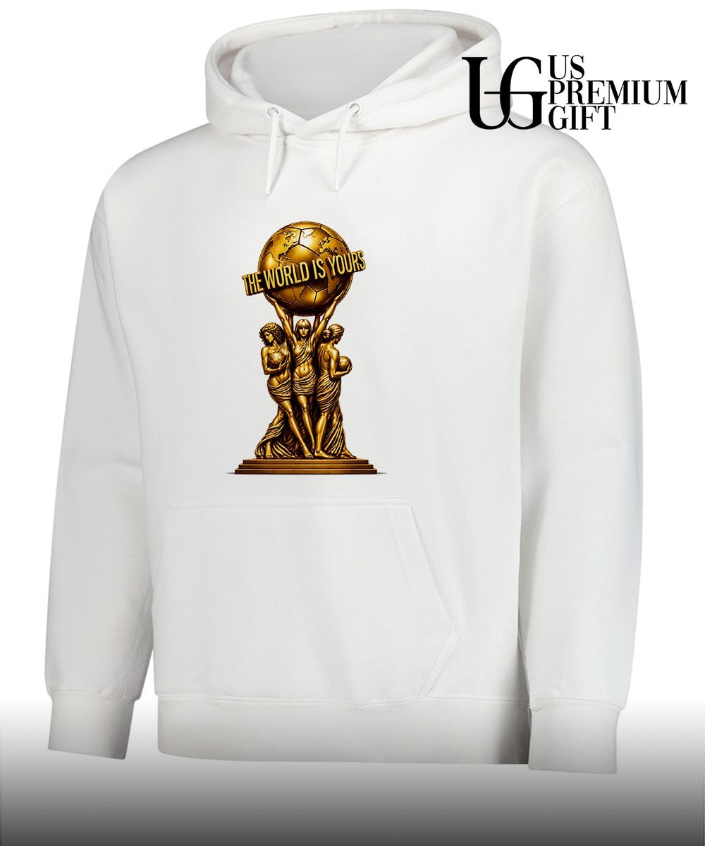 World Cup 2026 Soccer Carrying Globe Statue The World Is Yours shirt