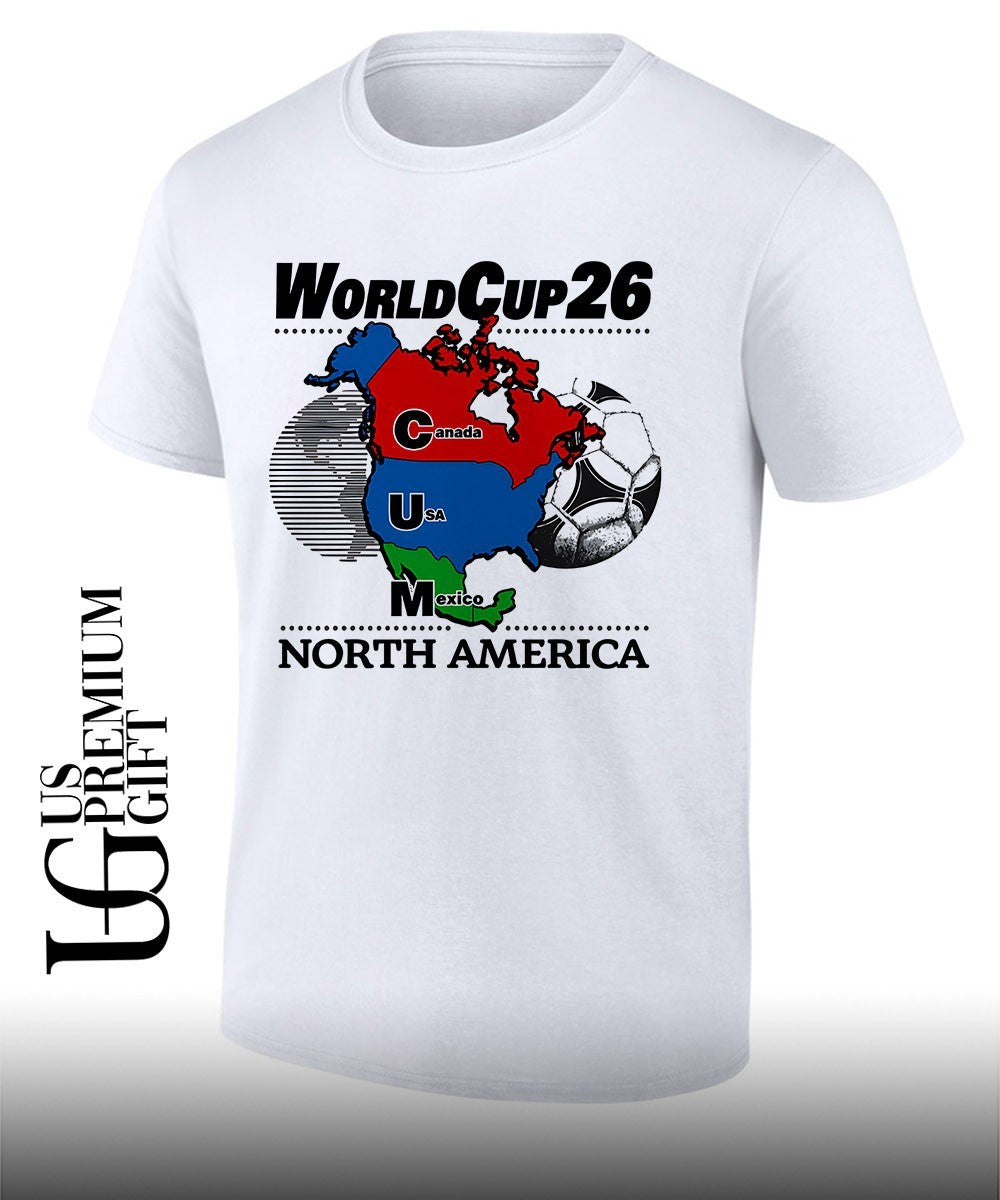 World Cup 26 North America CUM Map shirt