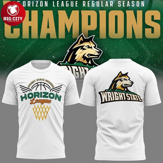 Wright State Raiders Horizon League Champions 2026 Two Sided Shirt