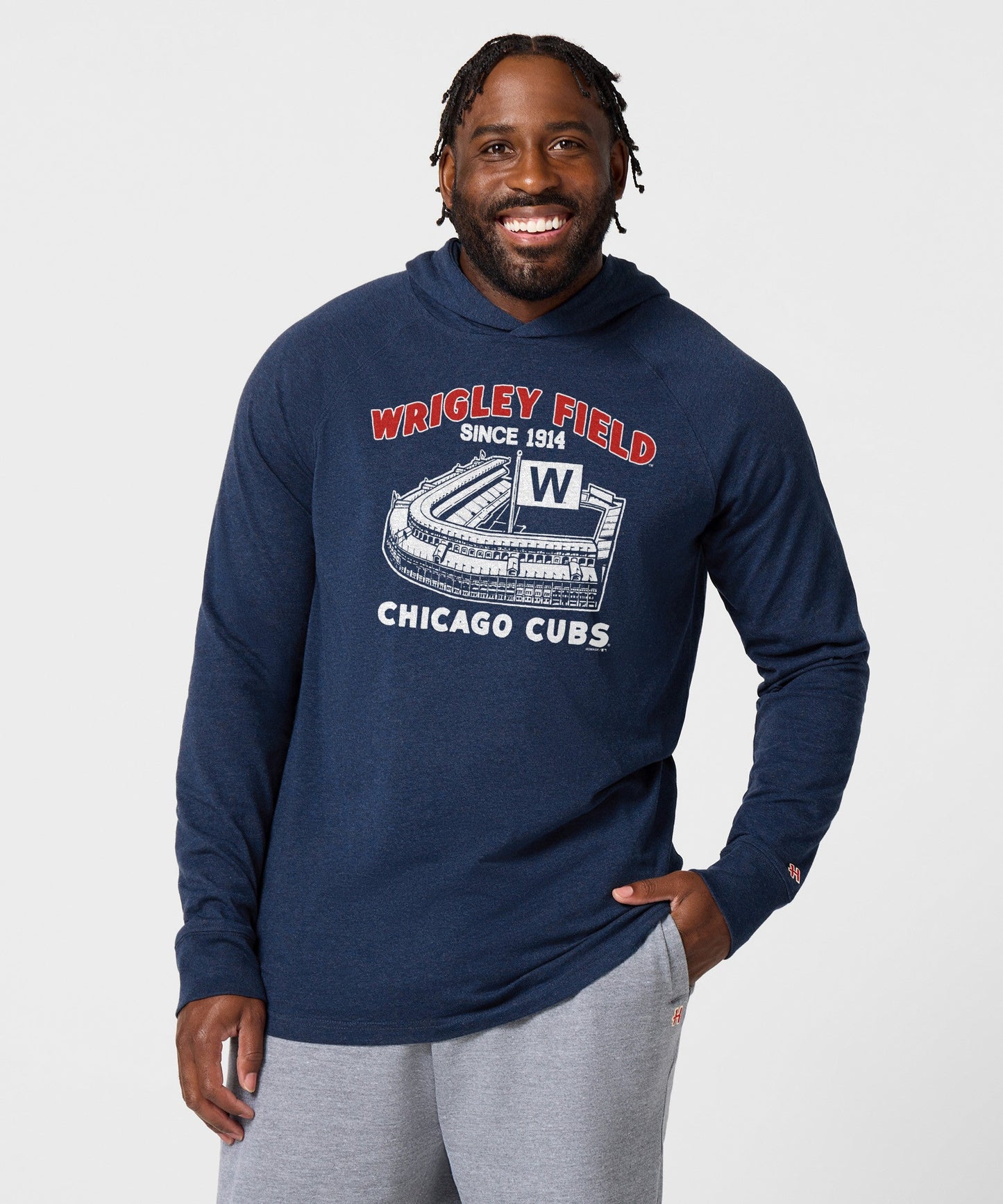 Wrigley Field Chicago Cubs Lightweight Hoodie