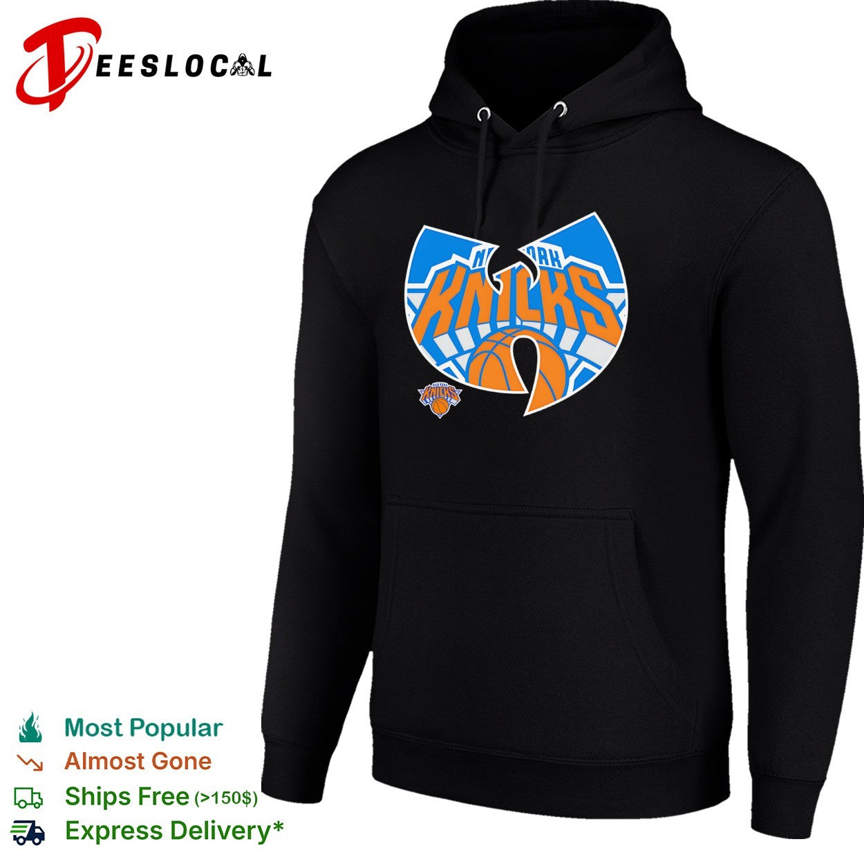 Wu Tang Clan x New York Knicks Logo Mashup NBA shirt