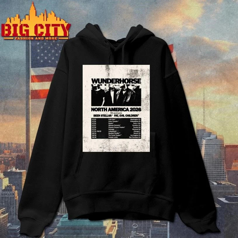 Wunderhorse North America 2026 Headline And Festival Shows Schedule Poster Shirt