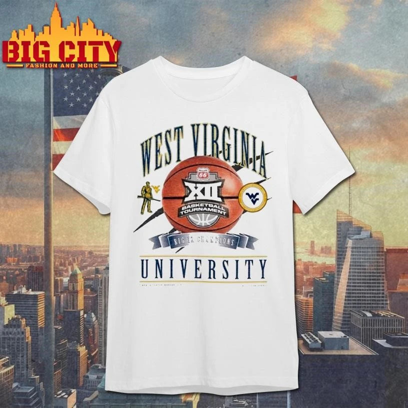 Wvu Womens Basketball New Era 2026 Big 12 Tournament Champions Shirt