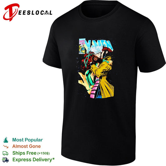 X Men Rogue and Gambit comic shirt