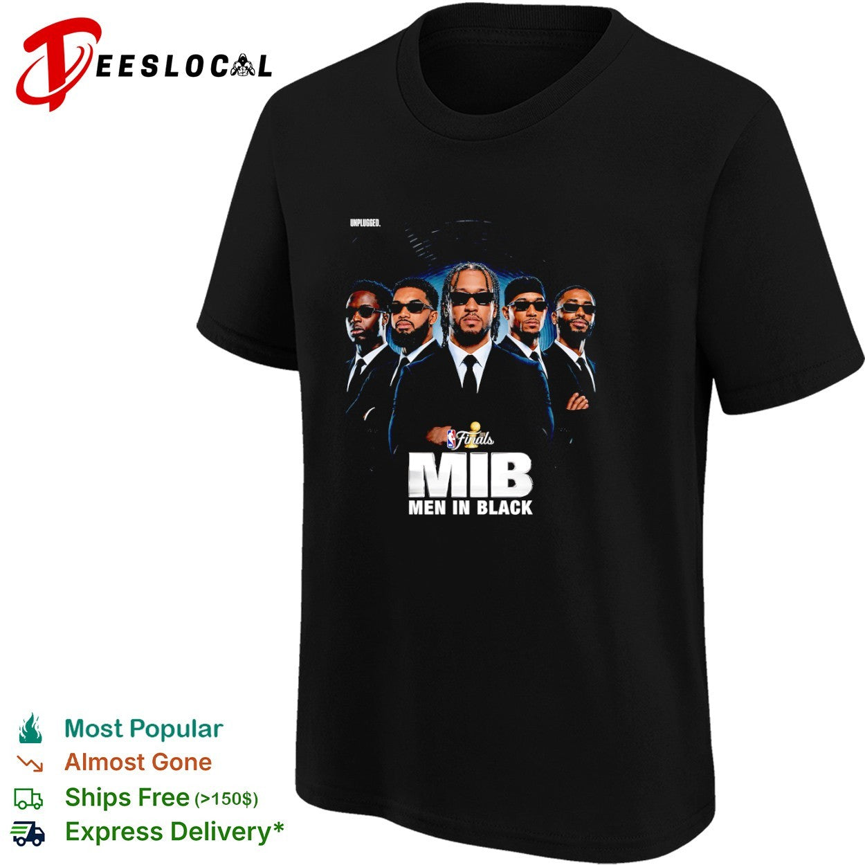 Jalen Brunson Karl Anthony Towns New York Knicks NBA MIB Men in Black Finals 2026 shirt