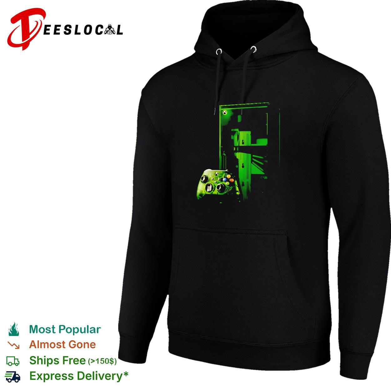 Xbox Series X 25th anniversary gaming console graphic shirt