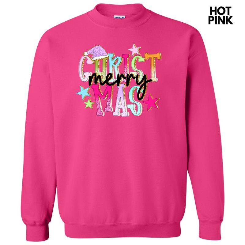 Y2K Merry Christmas Sweatshirt 'NLB'