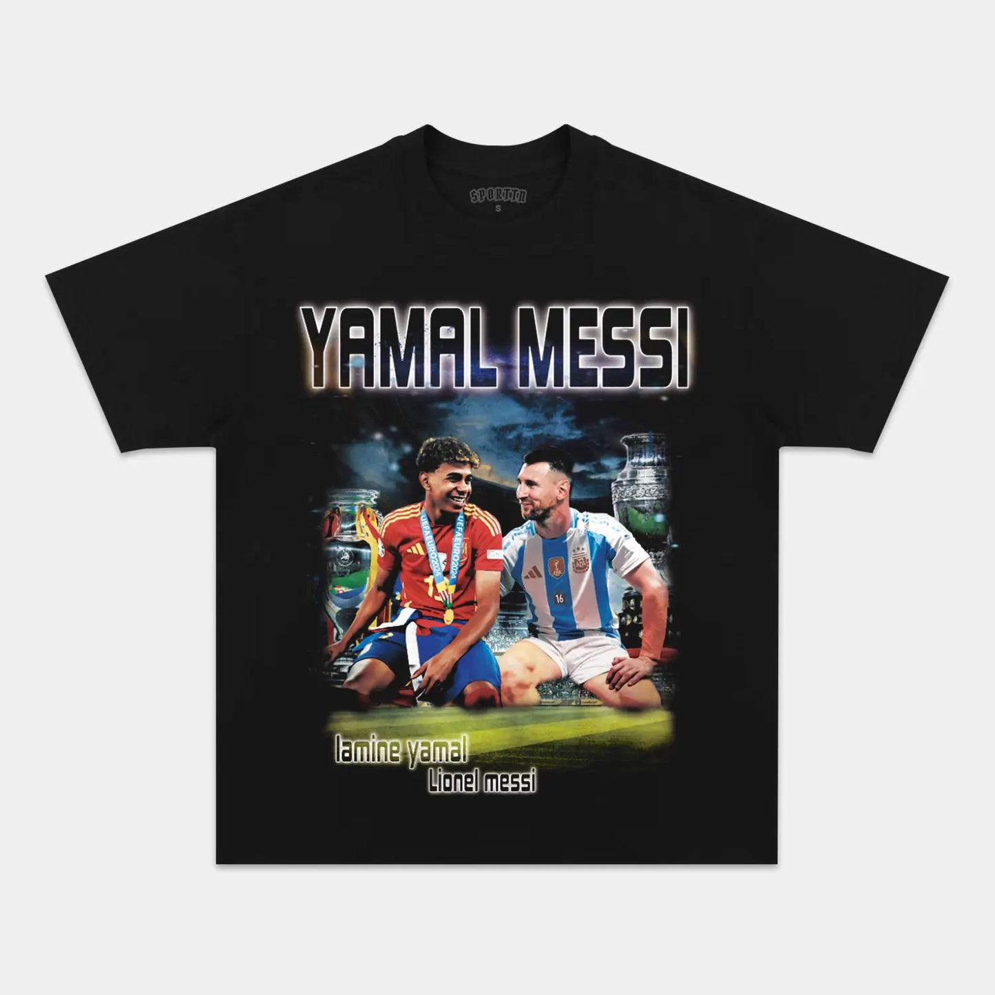 YAMAL & MESSI TEE Style001 - clothing by TeeHivey.com (Image 1)