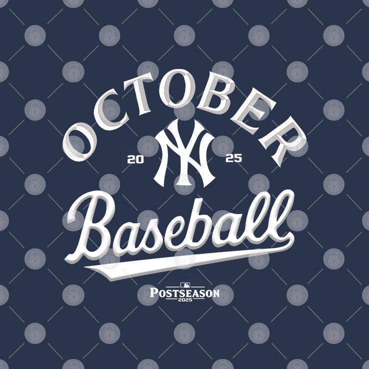 Yankees October Baseball 2025 T Shirt