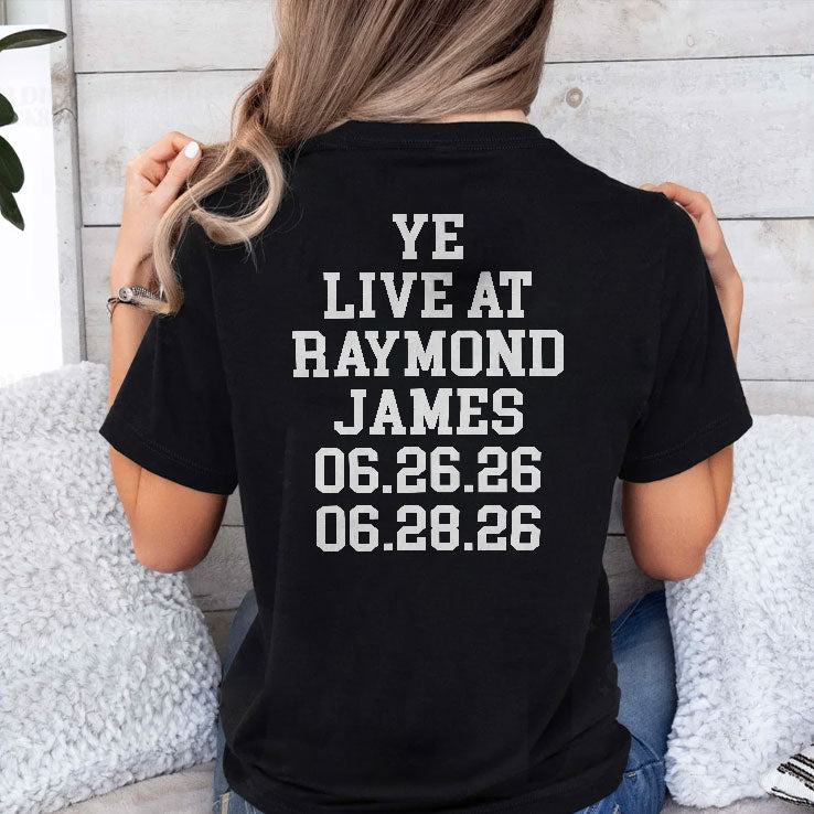 Ye Live At Raymond James Kanye West Concert T Shirt