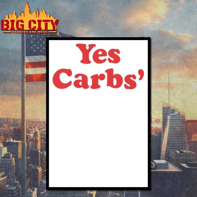 Yes Carbs Ringer Shirt