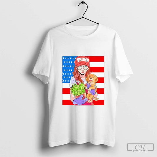 Yes Im A Trump Vote For Donald Trump 2024 Working Mom Gift Us Flag - clothing by TeeHivey.com