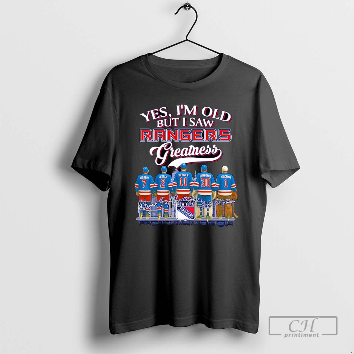 Yes Im Old But I Saw Rangers Greatness T Shirts - clothing by TeeHivey.com