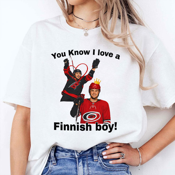 You Know I Love A Finnish Boy Sebastian Aho T Shirt