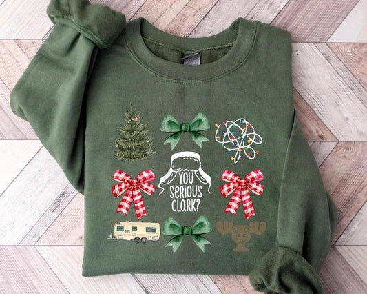 You Serious Clark Sweatshirt , Griswold Christmas Sweatshirt, Christmas Sweater, Christmas Vacation Sweatshirt, Family Vacation Gift Shirt