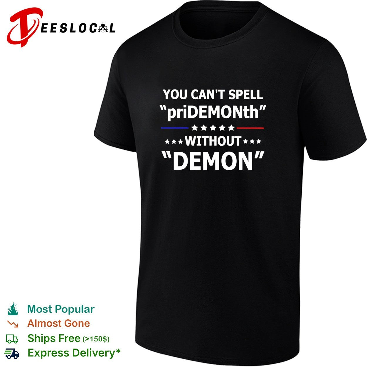 You can’t spell pridemonth without demon shirt