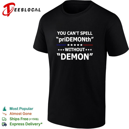You can’t spell pridemonth without demon shirt