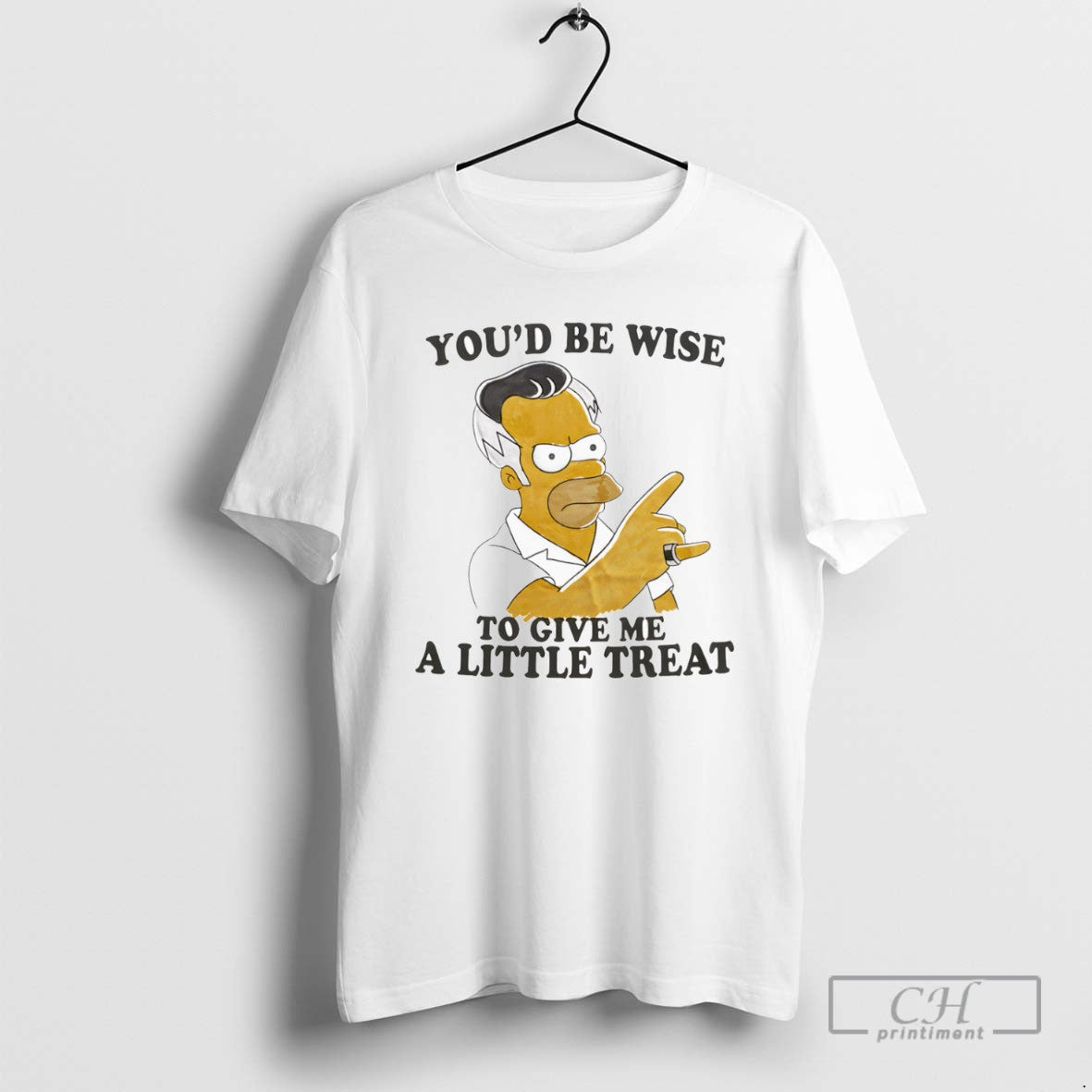 Youd Be Wise To Give Me A Little Treat T Shirts - clothing by TeeHivey.com