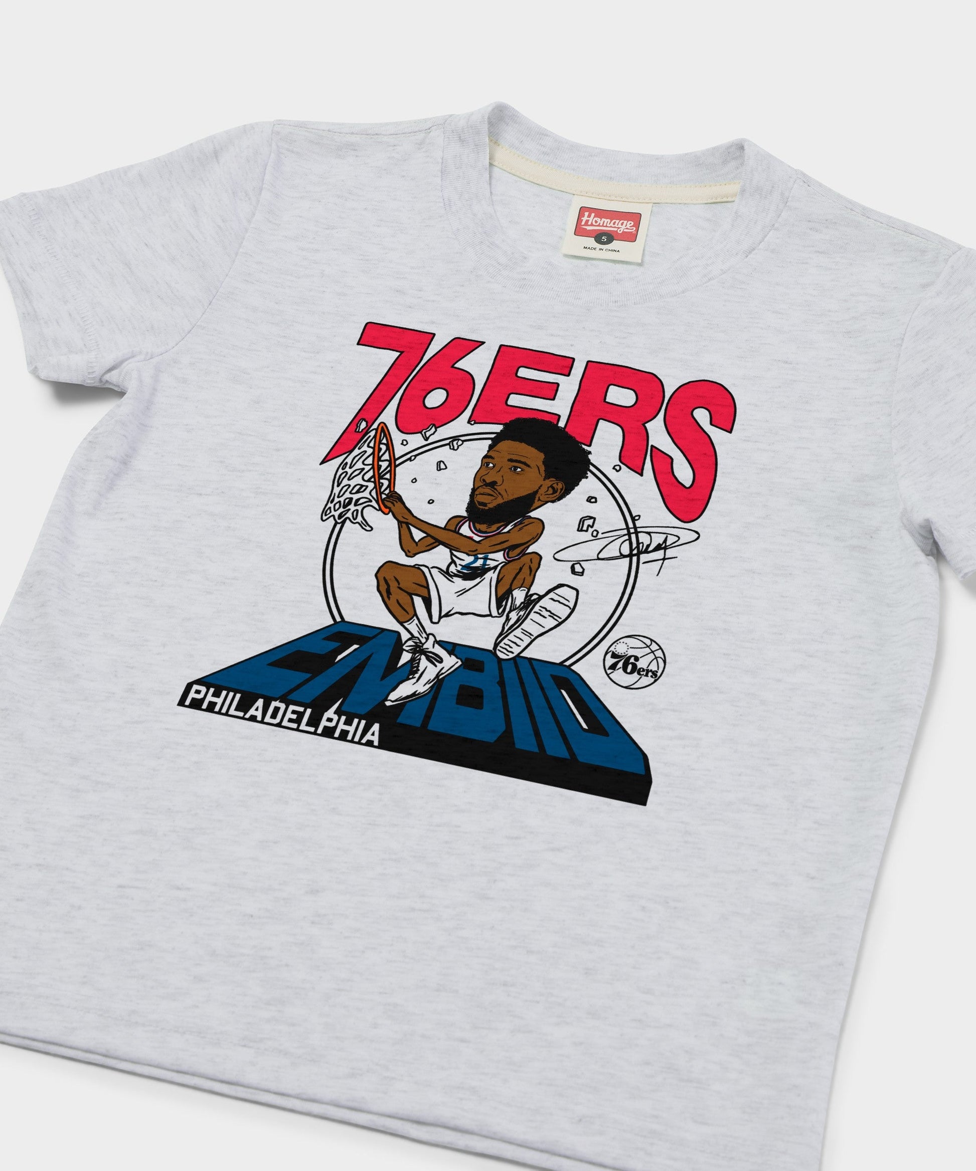 Youth 76ers Joel Embiid Signature City Edition 2024