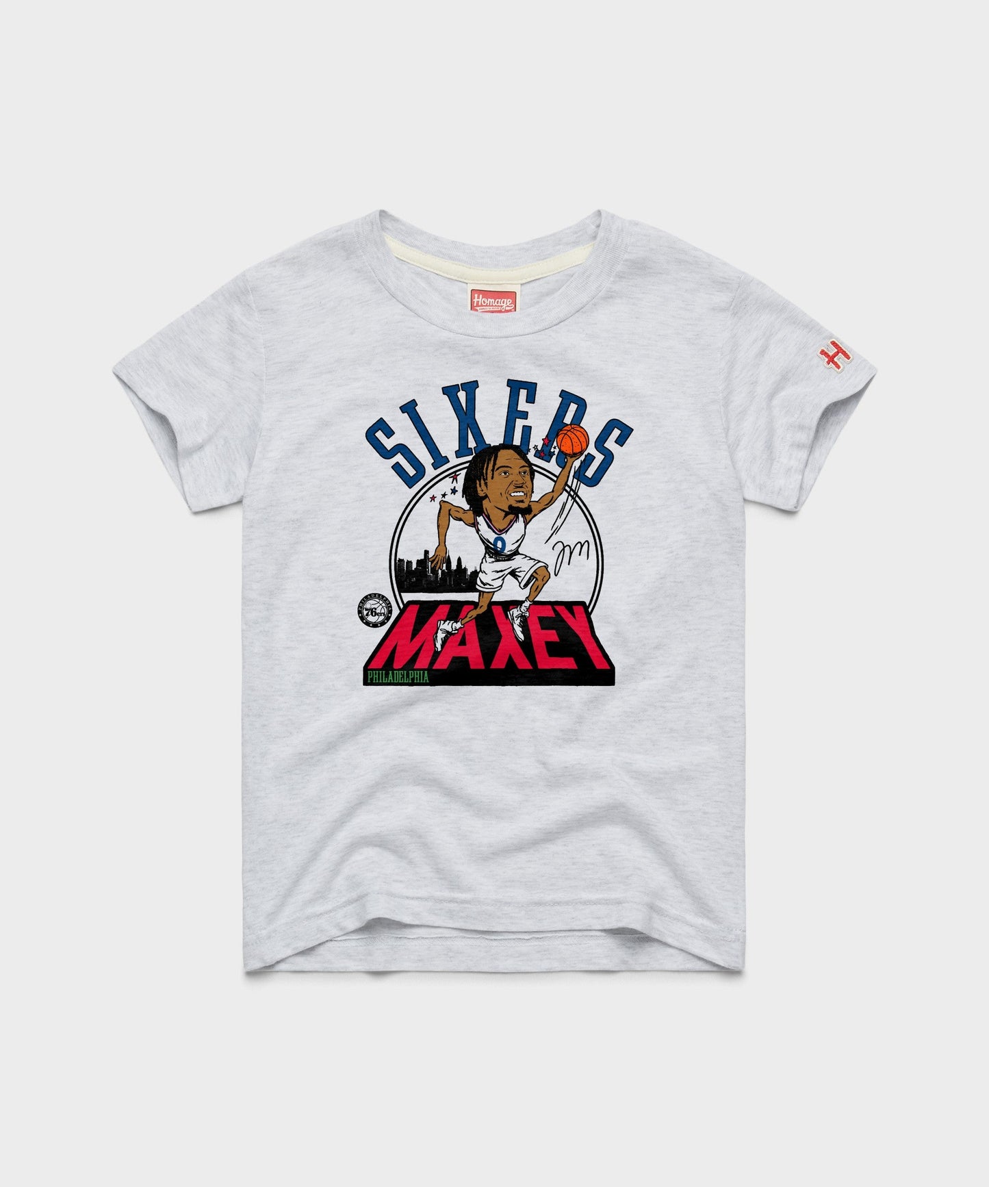 Youth 76ers Tyrese Maxey Signature City Edition 2024