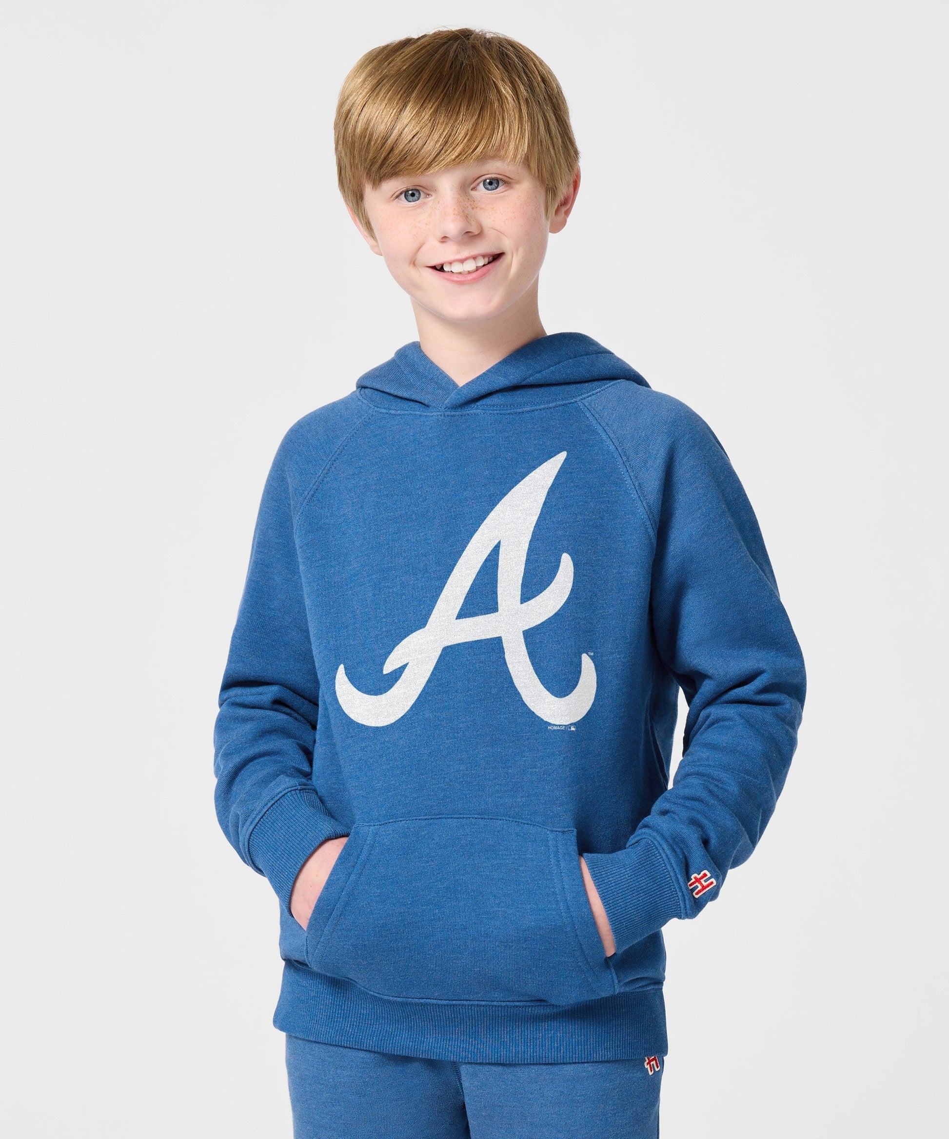 Youth Atlanta Braves Cap Logo '81 Hoodie