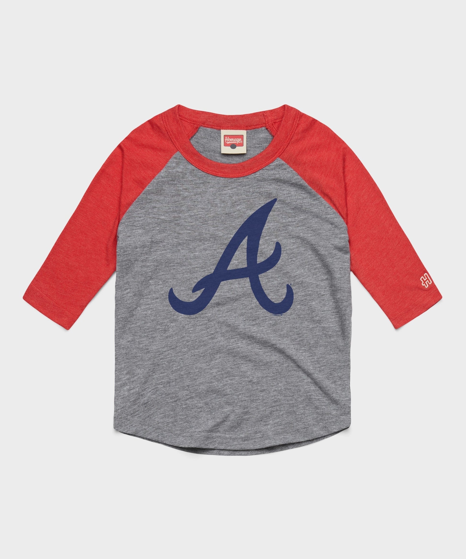 Youth Atlanta Braves Cap Logo '81 Raglan