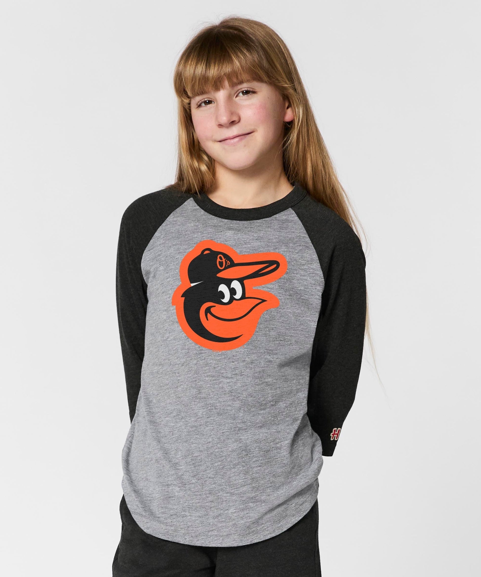 Youth Baltimore Orioles Cap Logo '19 Raglan