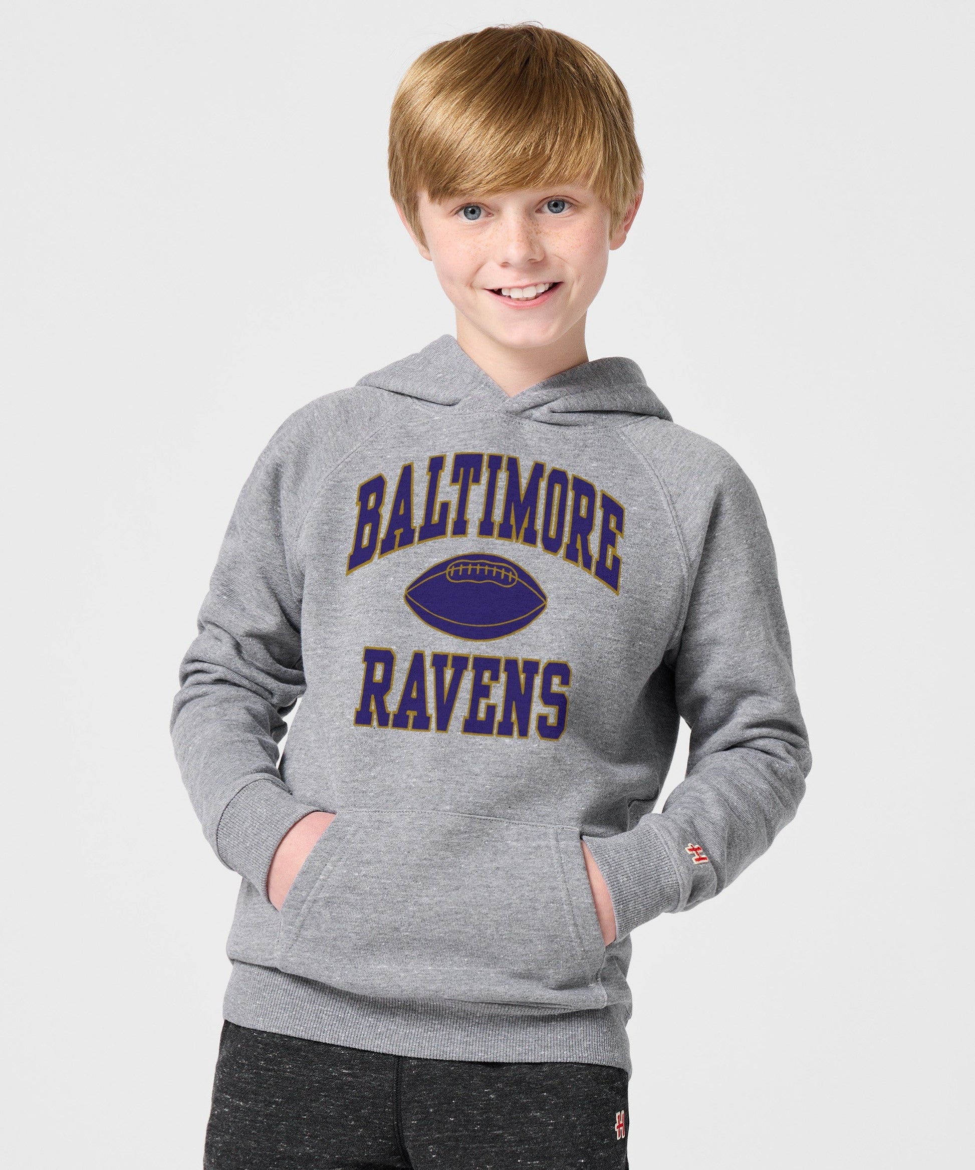 Youth Baltimore Ravens Gridiron Hoodie