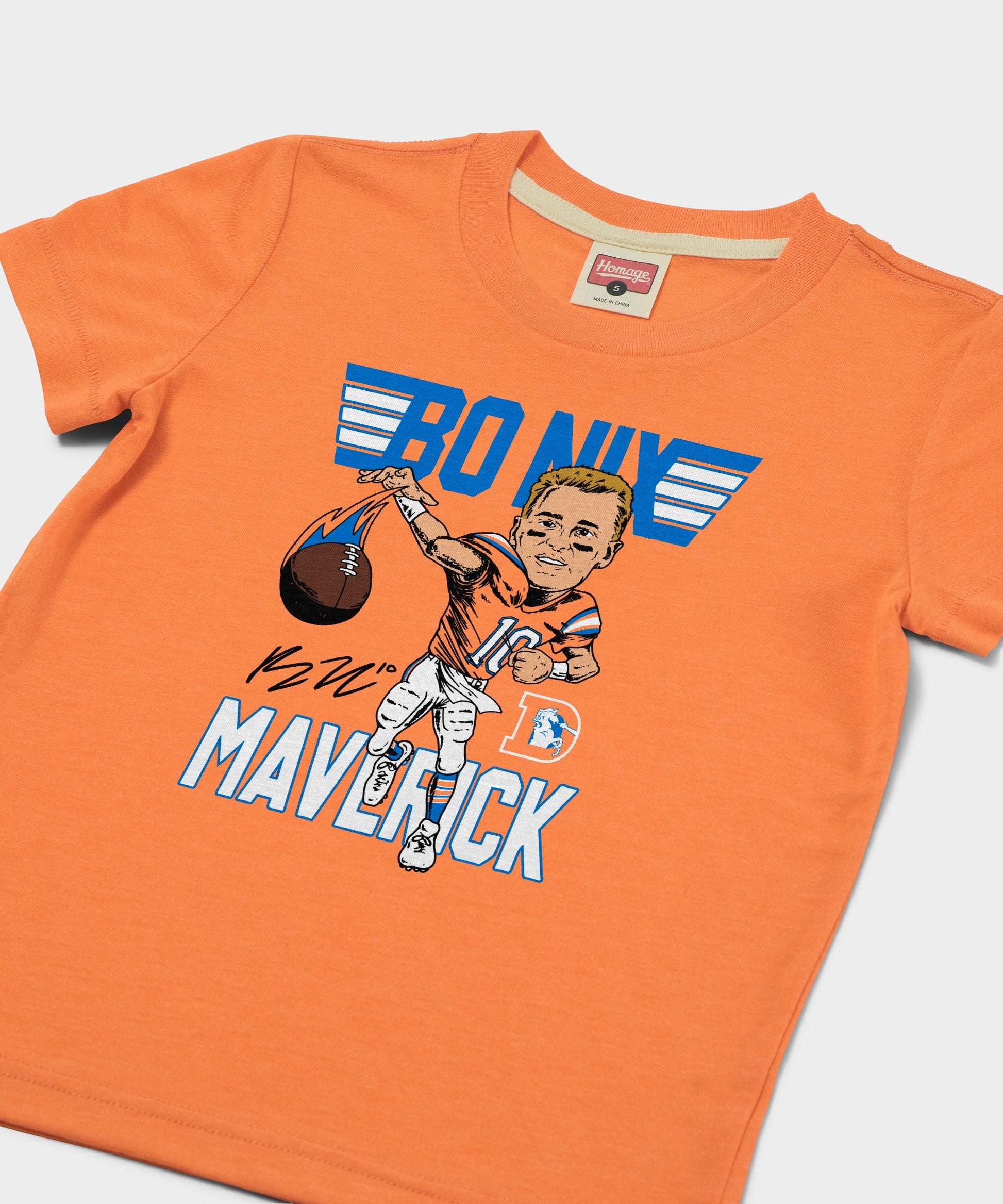Youth Broncos Bo Nix Maverick Signature