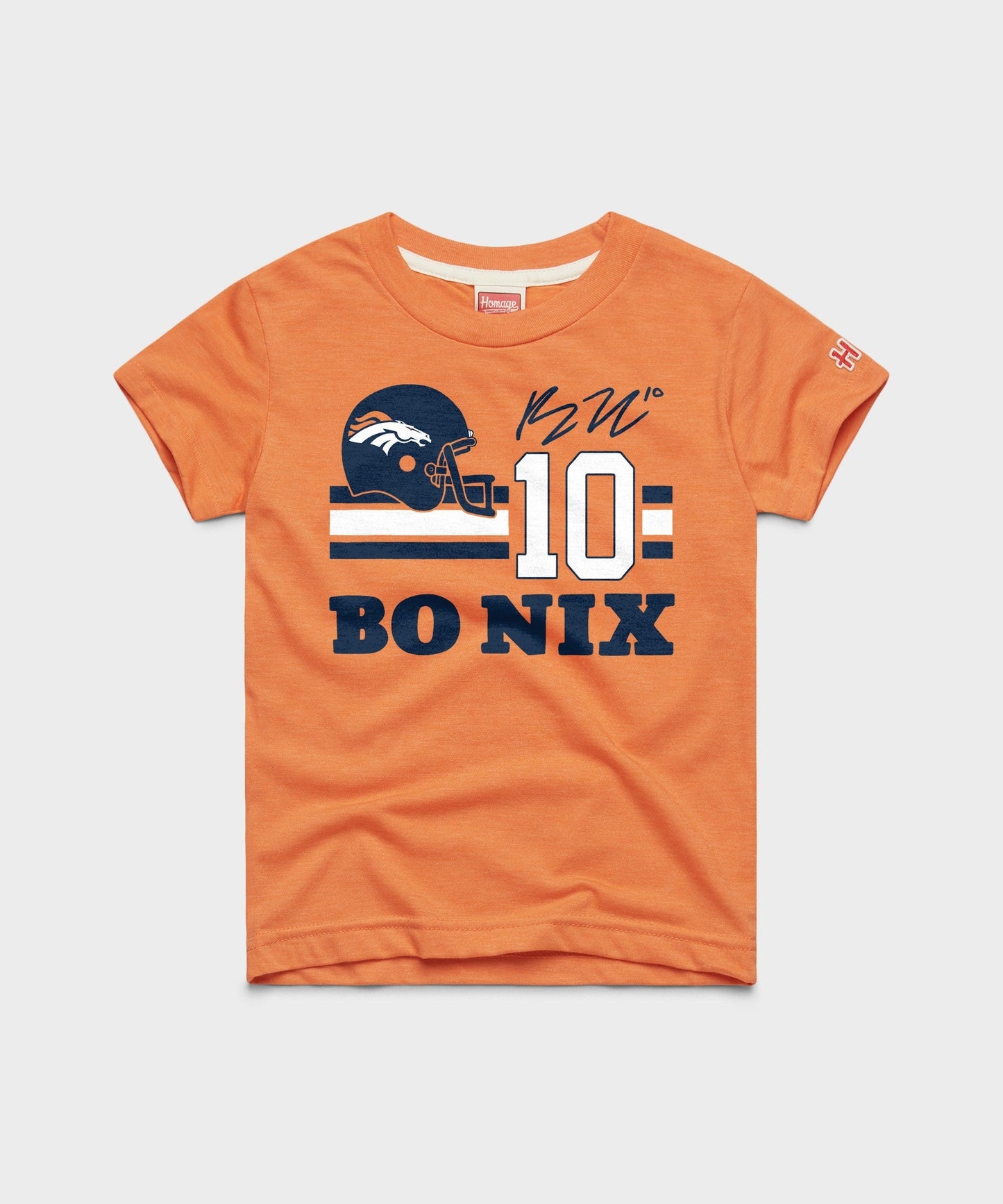 Youth Broncos Bo Nix Signature Jersey